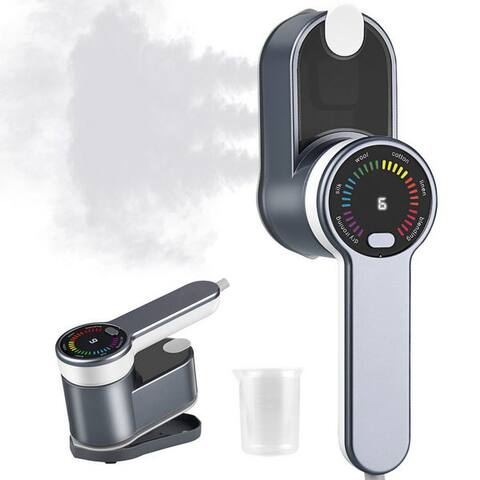 Ckeyin CkeyiN Dampffer à repasser 2-in-1 Tragbares fer à repasser 5s Aufheizen 6 Modi LED-Anzeige 120ml Tank,