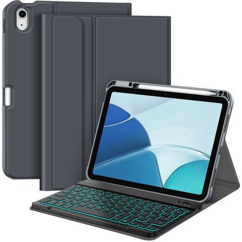 Fintie Fintie Étui pour tablette avec clavier pour iPad 11 Generation 2025 11'', iPad 10 Gen 2022 10.9'' 11 pouces/10.9