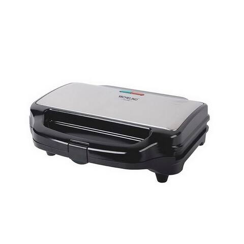 Michelino Michelino grill à sandwich XXL Sandwich-grille-pain Sandwichautomat Toast-Maker, 900,00 W, pour Scheiben bis