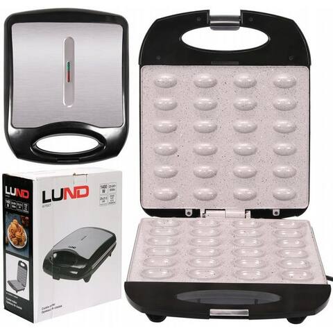 Lund Let 2-in-1-grill à sandwich Machine à biscuits 1400 W, 24 pièces, 1400 W