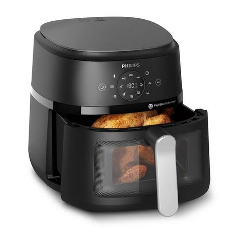 PHILIPS air fryer Airfryer 2000 NA231/00, avec 6.2L, Sichtfenster, 1700 W, RapidAir Technologie et 13 Kochfunktionen;