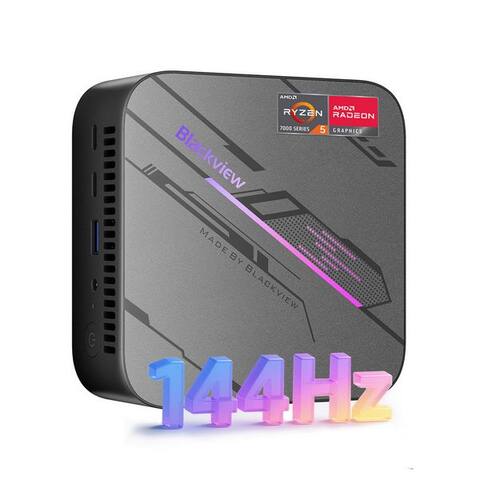 BLACKVIEW MP100Pro AMD Ryzen 5 7430U(6C/12T), 16 GB DDR4 RAM, 512 GB SSD mini PC (AMD AMD Ryzen 5 7430U, 16 GB RAM, 512