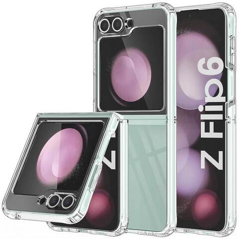 SAMSUNG CoolGadget Coque pour smartphone Silikon téléphone Coque Slim pour Samsung Galaxy Z FLIP 6 6,7 pouces, dünne TPU