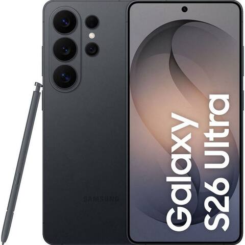 SAMSUNG Galaxy S26 Ultra smartphone (17,49 cm/6,9 pouces, 256 GB Speicherplatz, 200 MP caméra)