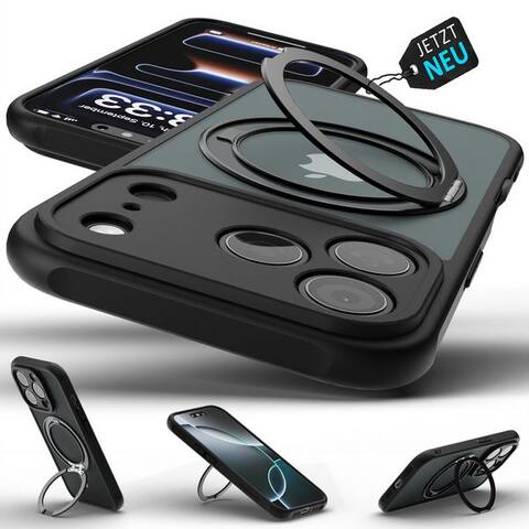 Greenhec GreenHec Coque pour smartphone Coque iPhone 17 16 15 14 13 12 Pro max Air 16e 17e MagSafe Magnet Case 7 pouces,