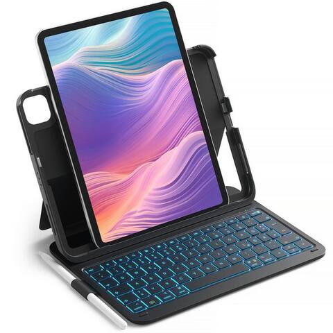 Inateck pour Ipad Inateck pour iPad 11 Gen A16, iPad Air 11'' M4 M3, iPad 10 Gen iPad-clavier (Ultraleichte, avec Stifthalter,