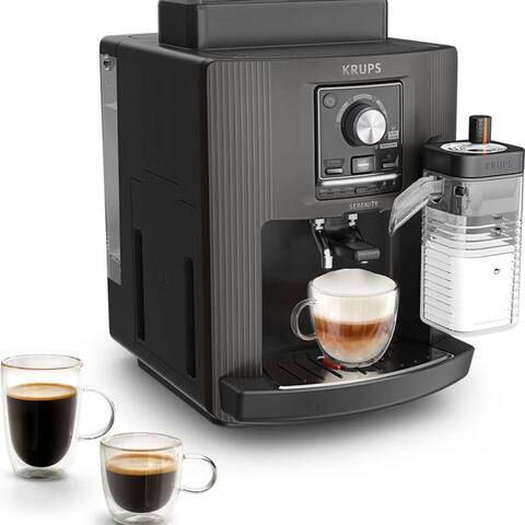 KRUPS machine expresso automatique EA402H Serenity Milk, 5 Getränke, Milk Maestro-Technologie, automatische