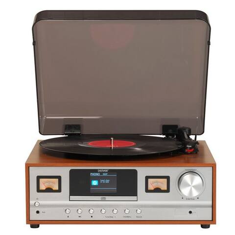 Denver Denver MRD-52LW platine vinyle (Riemenantrieb, avec Abdeckhaube & Tonarmsicherung)