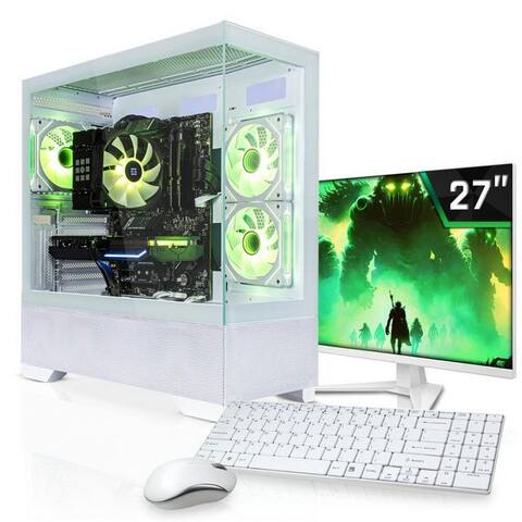 Systemtreff SYSTEMTREFF Basic PC gamer-Komplettsystem (27", AMD 5655G 5655G, RX Vega 7, 16 GB RAM, 1000 GB SSD)