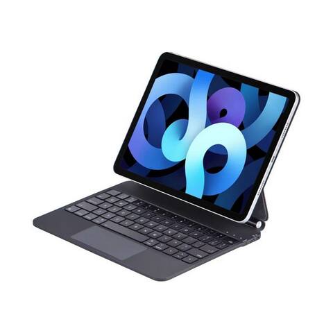 Futurea Futurea Magic-Keyboard pour iPad Air/Pro Coque 2026 avec clavier tactilepad iPad-clavier (pour iPad)