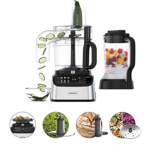 KENWOOD Kompakt-robot de cuisine MultiPro Onetactile FDM73.480SS Noir, 1000 W