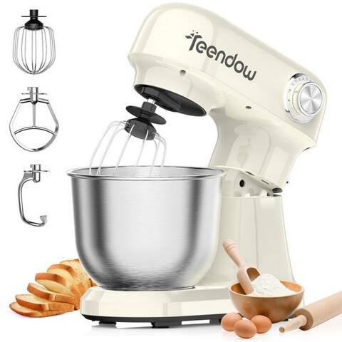 Teendow Teendow robot de cuisine Multifunktionale robot de cuisine avec 12-Geschwindigkeit, kippbarem Kopf, 1500 W,