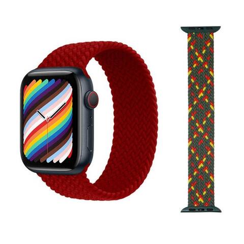 Wigento Bracelet pour montre connectée pour Apple montre Series 10 42mm / 9 8 7 41 / 6 SE 5 4 40 / 3 M Armband