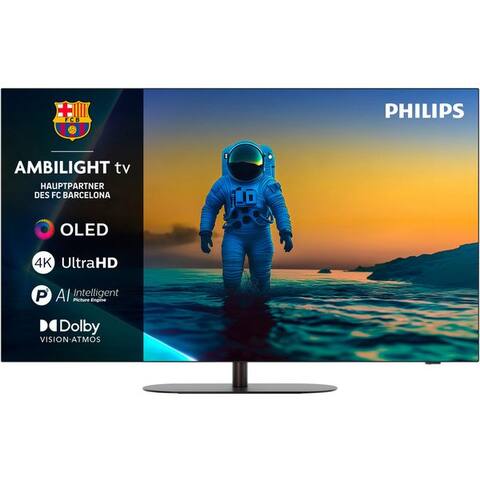 PHILIPS 48OLED810/12 OLED-téléviseur (121 cm/48 pouces, 4K Ultra HD, TV connectée, Google TV, Ambilight, P5 AI