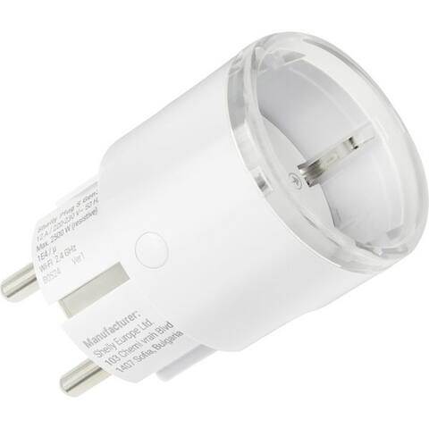 SHELLY Shelly Shelly Plug S Gen3 White prise connectée Bluetooth, Wi-Fi maison connectée-Zubehör