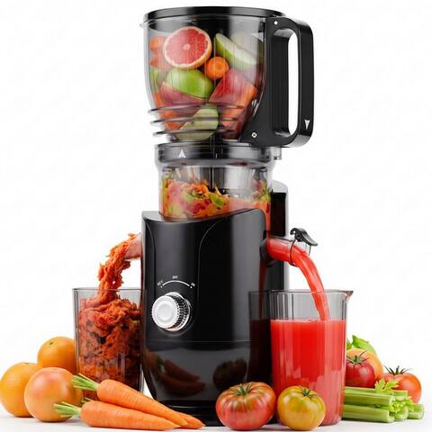 Ckeyin CkeyiN Pro centrifugeuse avec 148MM Breite, Slow Juicer pour Obst et Gemüse, 300W Juicer Machine, 300 W, avec
