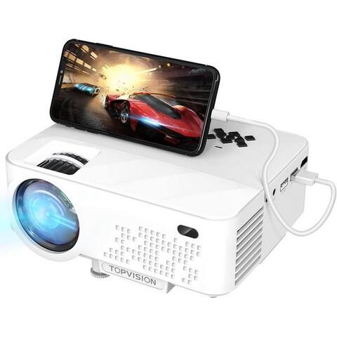 Vivitar Vivitar 30000 heures LED Heimkino projecteur, 5W-Stereo-Soet, avec HDMI, USB, TF Mini-projecteur (9000 lm,