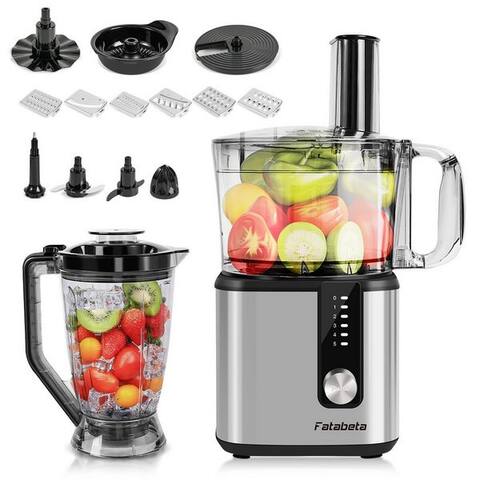 7Magic 7MAGIC robot de cuisine 9 in 1 Multifunktional Food Processor, Kompakt robot de cuisine, 750 W, inkl.