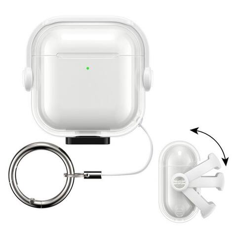kwmobile Étui de protection pour casque Casque Case pour Apple AirPods 4, Headphones Coque TPU Cover avec