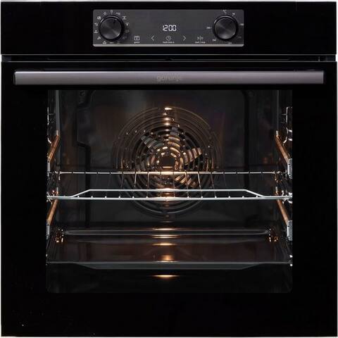 GORENJE four BOS6737E09BGOT, avec 2-fach-Teleskopauszug, Pizzafunktion avec 300 °C – perfekt pour Pizza, Focaccia et