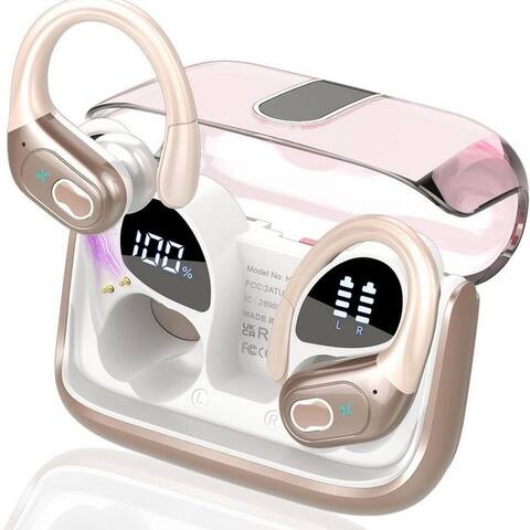 Futicare Futicare SportCasque Bluetooth 5.4 avec Ohrbügel,ENC-microphone et 75 Std.Akku Écouteurs intra-auriculaires