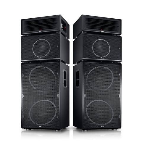 GOOGLE Teufel POWER HIFI Stereo-Set enceintesystem (Bluetooth, 440 W, Kompatibel avec Amazon Alexa et Google Nest)