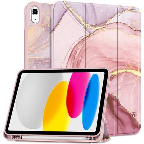 TECH PROTECT Étui pour tablette pour iPad 10,9" (2022) 10,9 pouces, Coque avec Apple Pencil Fach et