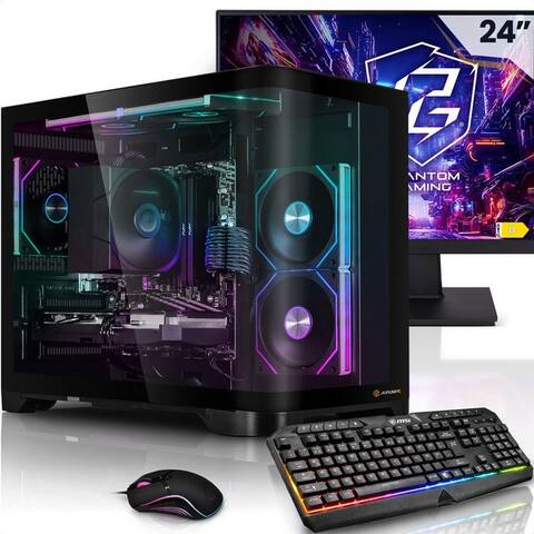 Aurumpc AurumPC 24"Set R5 5500 avec RTX3050 6GB et 16GB DDR4 RAM PC-Set (24 pouces, AMD Ryzen 5 5500, GeForce RTX