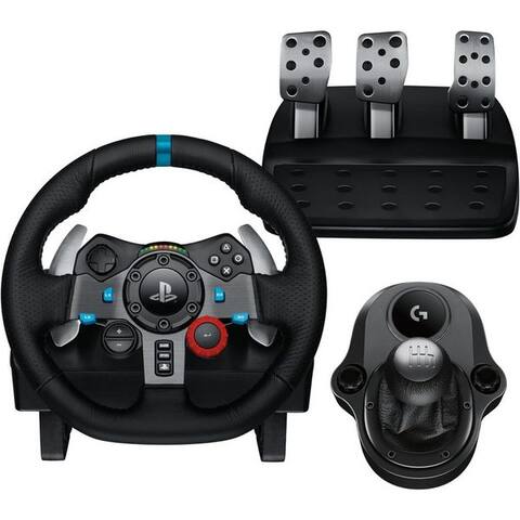 LOGITECH G29 Lenkrad avec Pedalen et Schaltung Playstation PS5, PS4, Windows PC Gaming-Lenkrad (Driving Force Komplett