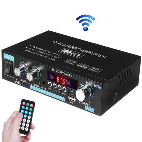 Insma Insma Amplificateur audio (2-canaux 600W Digital Audio Bluetooth amplificateur HiFi Stereo Amplifier)