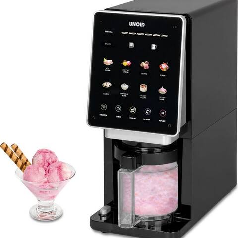 Unold Unold sorbetière Cream-Dream, 8 vielseitige Programme, 800 W, Inkl. 3 x 500 ml Behälter