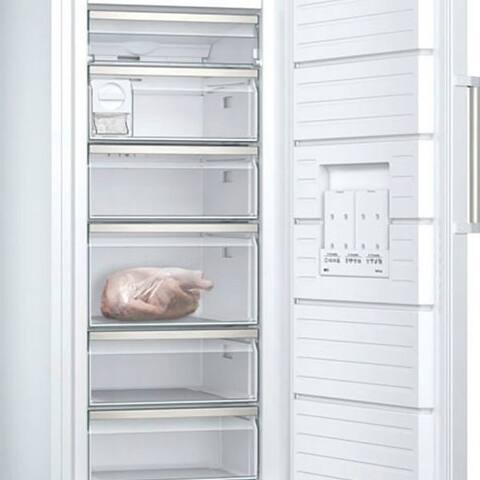 SIEMENS congélateur iQ500 GS51NAWCV, 161 cm hoch, 70 cm breit, Nie wieder Abtauen dank noFrost et bigBox pour