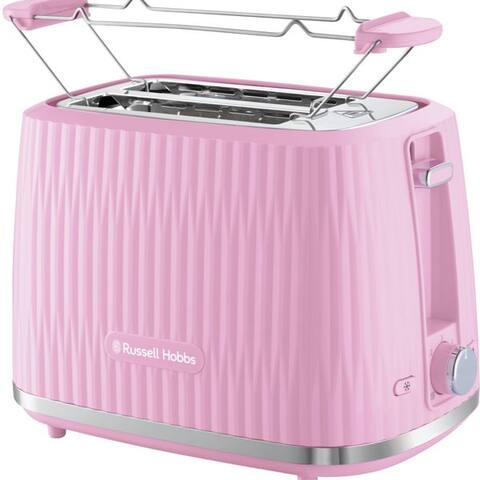 Russell RUSSELL HOBBS grille-pain Eden 27372-56 Himbeere, 2 Schlitze, 800 W, 6 Bräunungsstufen, Hebefunktion,