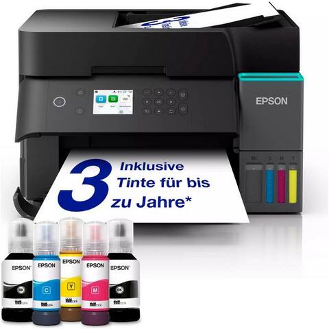 EPSON EcoTank ET-3950 imprimante multifonction, (WiFi (Wi-Fi), LAN (Ethernet), Wi-Fi Direct, Tintentankimprimante,