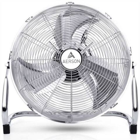 Aerson AERSON Bodenventilateur Windmaschine avec 3-puissancesstufen, Standventilateur Neigungswinkel ca. 110 Grad