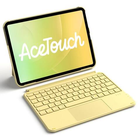 Inateck pour Ipad Inateck pour iPad 11 Gen A16, 11 pouces iPad Air M4 M3, iPad 10, iPad Pro 4/3/2/1 iPad-clavier (Ultraleichte,