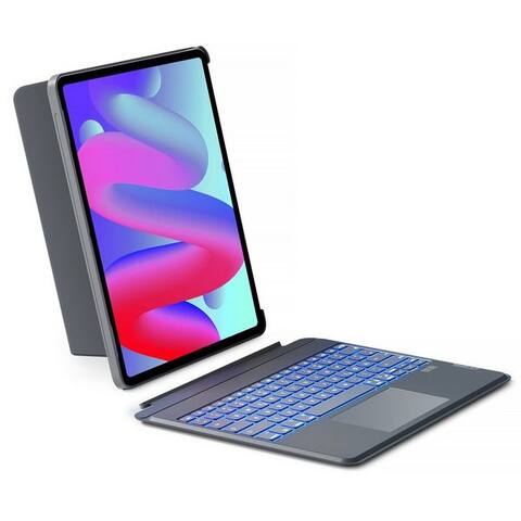 Inateck pour Inateck pour 2025 iPad Air Pro 10.9/11/12.9/13 pouces iPad-clavier (Bluetooth clavierhülle,Hoch-/Querformat