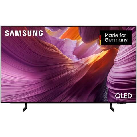SAMSUNG GQ77S85FAE OLED-téléviseur (194 cm/77 pouces, 4K Ultra HD, TV connectée, HDR Pro & Glare Free, Dolby Atmos &