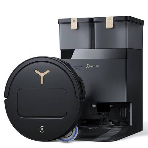 ECOVACS robot aspirateur DEEBOT T50 Pro Omni Gen3, (Upgrade von T50 Pro Gen2/T50 Gen3)25000 Pa, Reinigung des Mopps