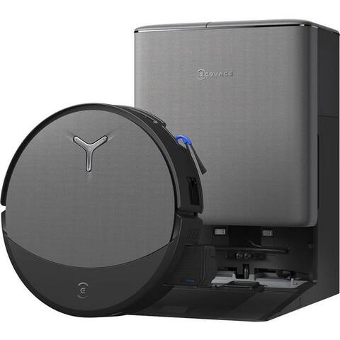 ECOVACS Nass-Trocken-robot aspirateur DEEBOT T90 PRO OMNI (Black), 65 W, avec Beutel, Saug-et Wischroboter avec