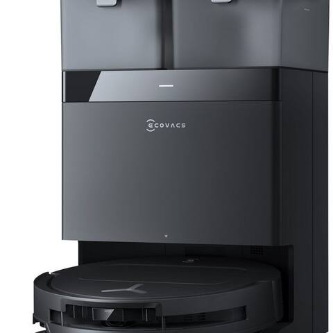 ECOVACS Nass-Trocken-robot aspirateur DEEBOT T50 OMNI Gen3, 45 W, avec Beutel, 25.000 Pa, OMNI Station,