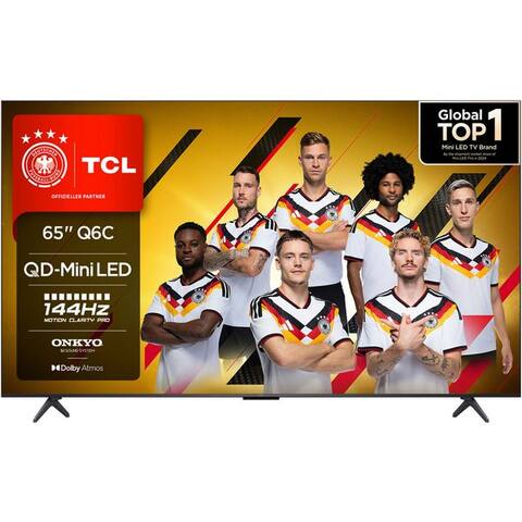 TCL 65Q6CX1 Mini-LED-téléviseur (164 cm/65 pouces, 4K Ultra HD, TV connectée, Google TV, 4K Multi-HDR Dolby