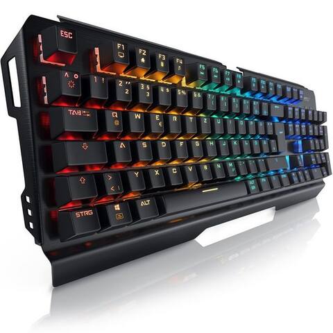 Titanwolf Titanwolf mechanisches Keyboard, Anti-Ghosting, Kailh Blue, LED-Beleuchtung Gaming-clavier (QWERTZ-Layout DE