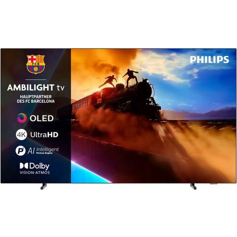 PHILIPS 48OLED760/12 OLED-téléviseur (121 cm/48 pouces, 4K Ultra HD, TV connectée, Ambilight, P5 AI Bildoptimierung,