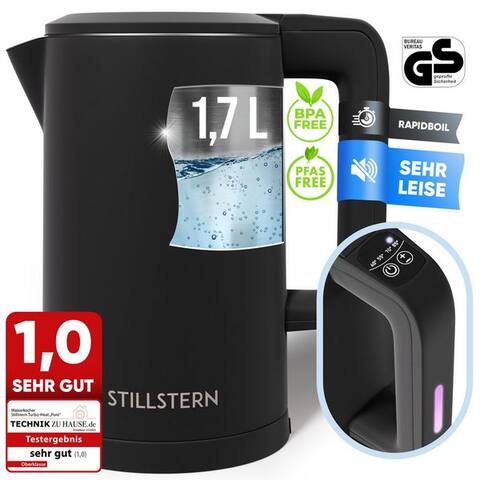 Stillstern Stillstern bouilloire bouilloire 1,7L, Schnelles Aufkochen, avec Temperatureinstellung, 1.7 l, 2200 W, 2200W,