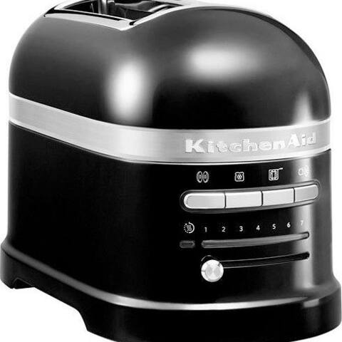 Kitchenaid KitchenAid grille-pain Artisan 5KMT2204EOB ONYX BLACK, 2 kurze Schlitze, pour 2 Scheiben, 1250 W, avec