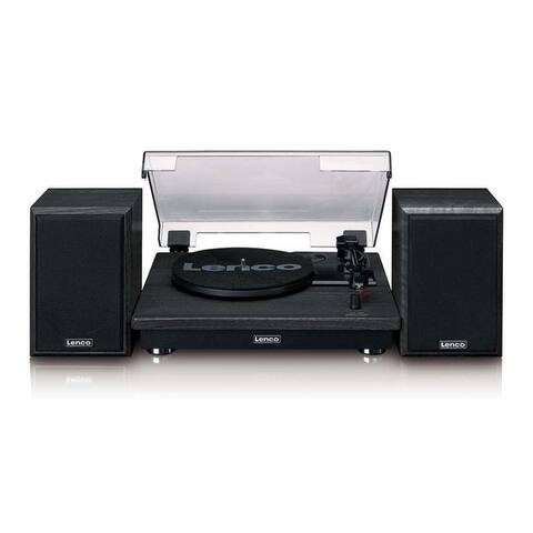 Lenco Lenco LS-100BK platine vinyle (Riemenantrieb, platine vinyle BT 5.3, 3 Geschw., Auto-Stop & 2x 10W enceinte)