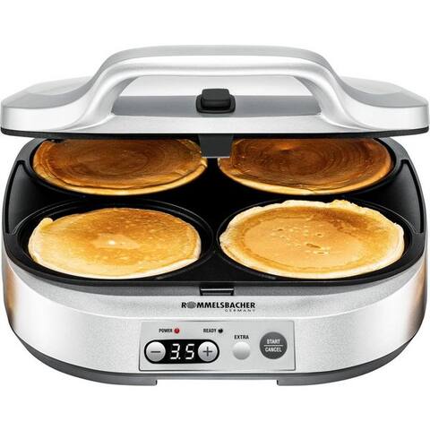 Rommelsbacher Rommelsbacher gaufrier PC 1800 Pancakemaker pour süße oder würzige Pancakes, 1800 W