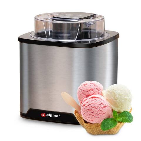 Alpina Alpina sorbetière alpina sorbetière 2L pour Eiscreme, Frozen Joghurt & Sorbet