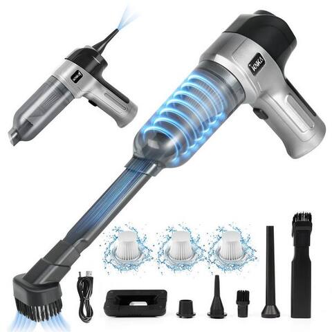 Knka KNKA Akku-aspirateur à main 3 in 1 Auto-aspirateur,9000pa USB aufladbar Tragbar Mini aspirateur, 120 W, sans